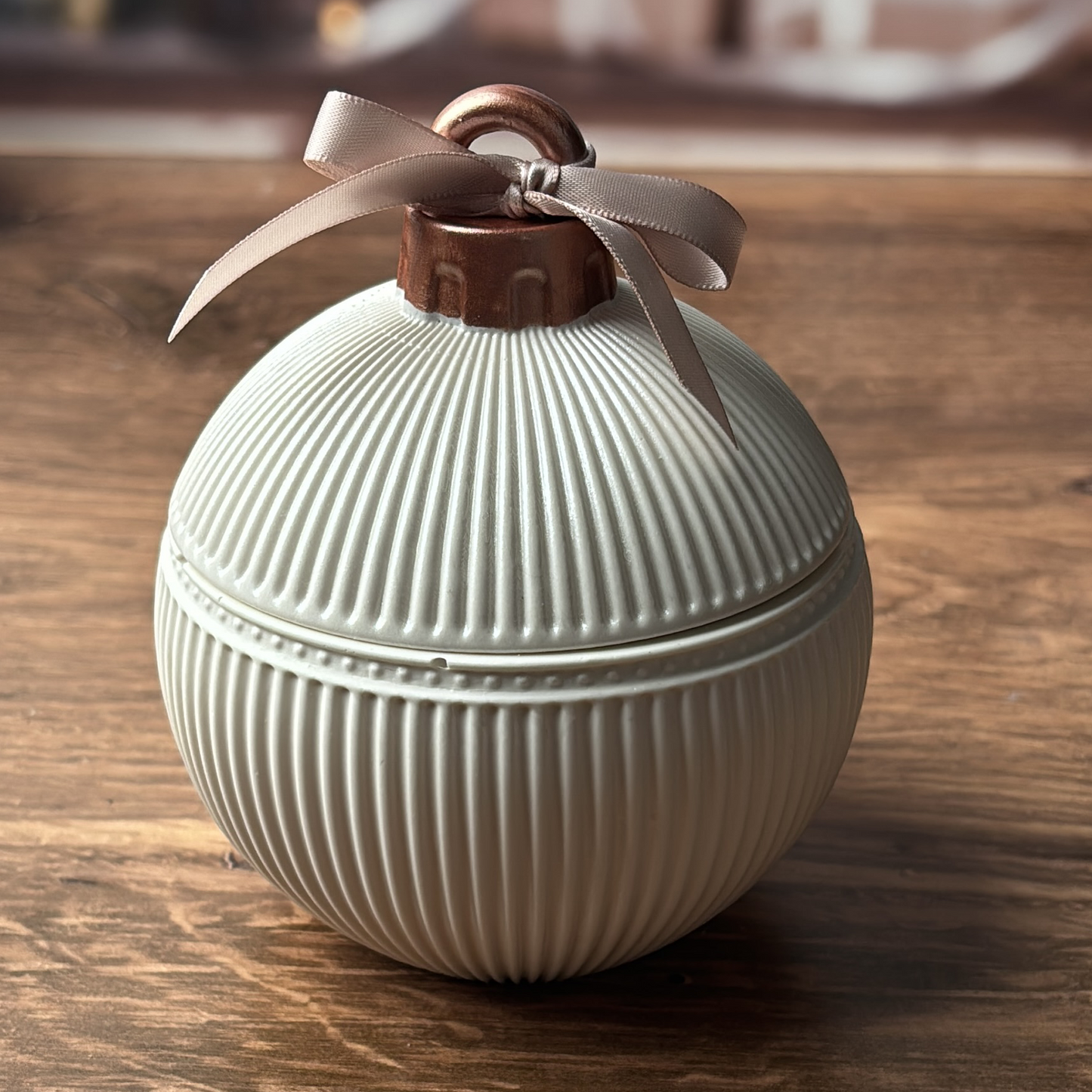 Winter Lines Ornament Candle